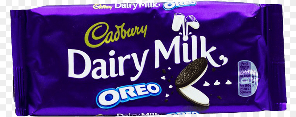 Cadbury Dairy Milk Chocolate With Oreo 120 Gm Snack, Food, Sweets Free Png Download