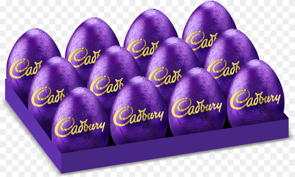 Cadbury Dairy Milk Easter Egg Box Of, Food, Purple Png Image