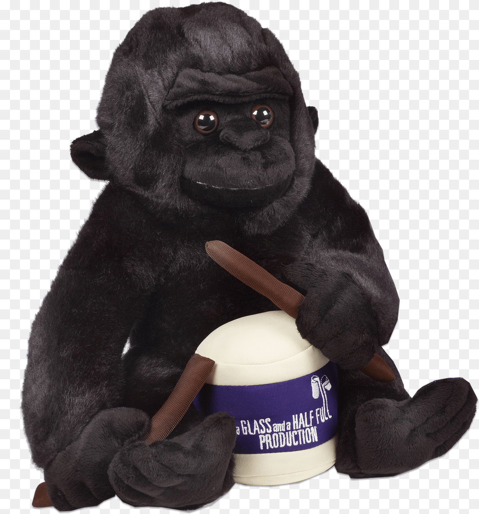 Cadbury Dairy Milk Gorilla Soft Toy Cadbury World Shop Gorilla Toy, Animal, Ape, Mammal, Wildlife Png Image