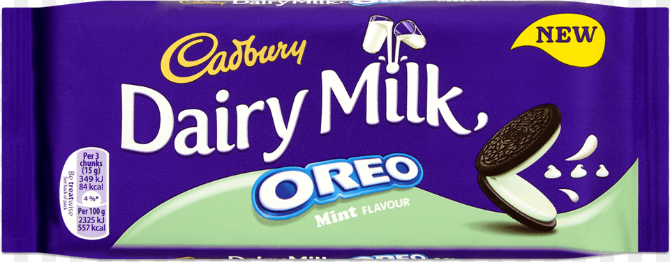 Cadbury Dairy Milk Oreo Mint Oreo, Food, Sweets, Gum Free Png
