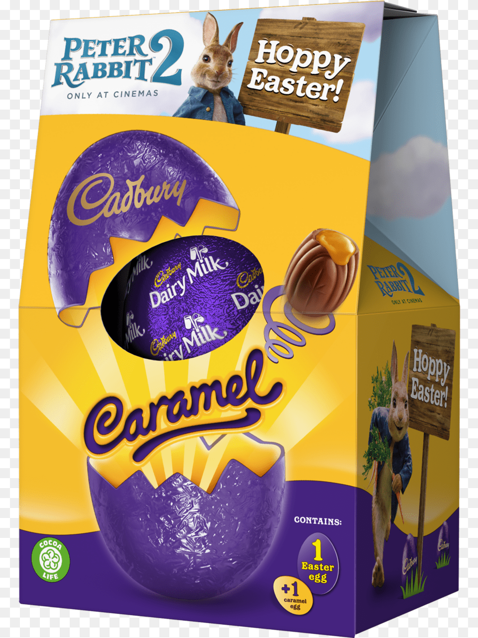 Cadbury Has Rolled Out A Chocolate Egg Filled With Cadbury Mini Eggs Easter Egg, Advertisement, Poster, Food, Person Free Transparent Png