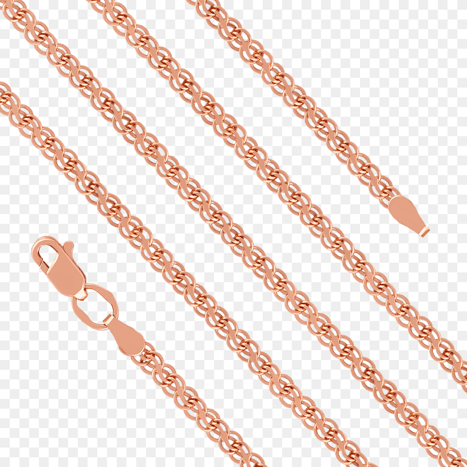 Cadena De Oro Sin Insertos 319 007 Cepochka Iz Belogo I Krasnogo Zolota, Accessories, Jewelry, Necklace, Chain Png Image