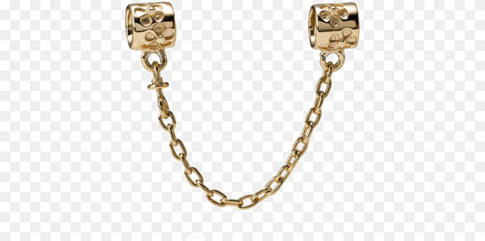 Cadena De Seguridad Oro 14k Pandora Gold Safety Chain, Accessories, Bracelet, Jewelry, Necklace Free Png Download