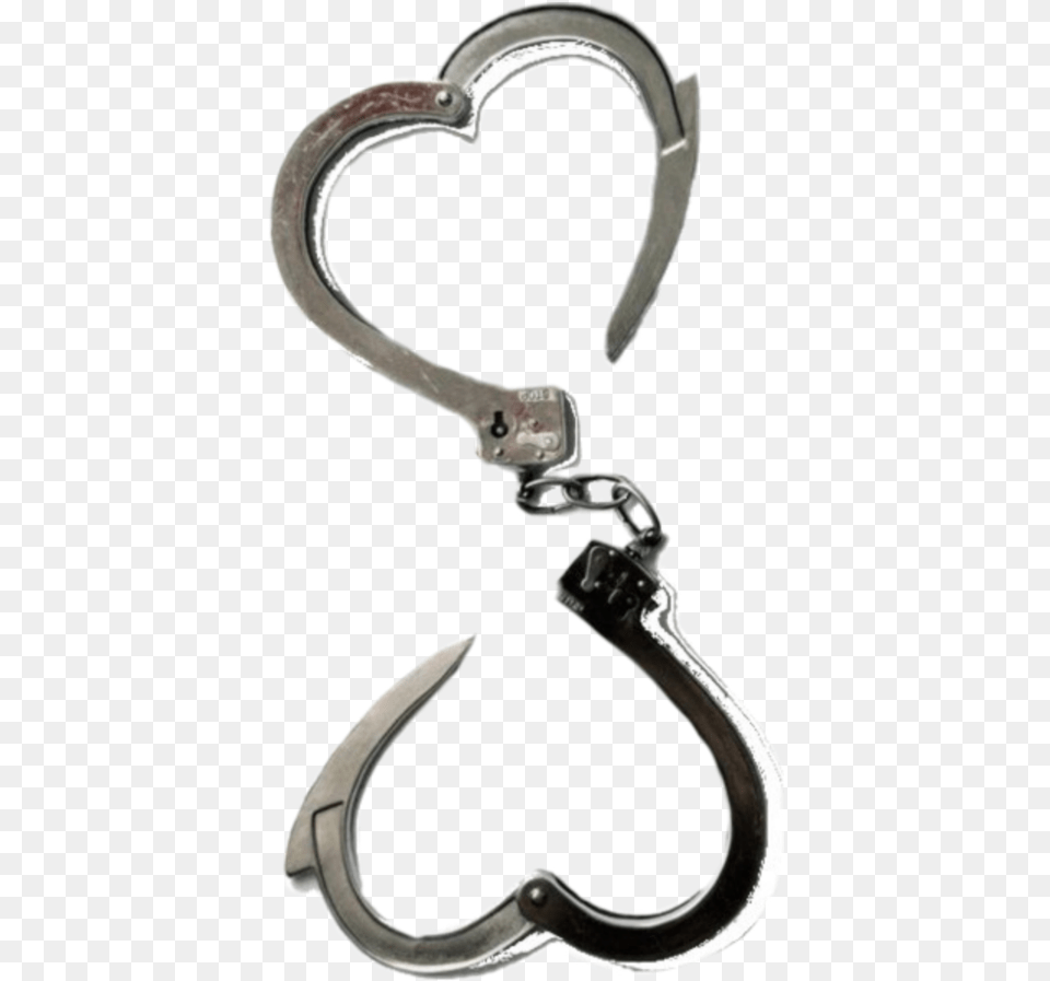 Cadenas Esposas Handcuffs Heart Handcuffs, Electronics, Hardware, Hook, Smoke Pipe Png