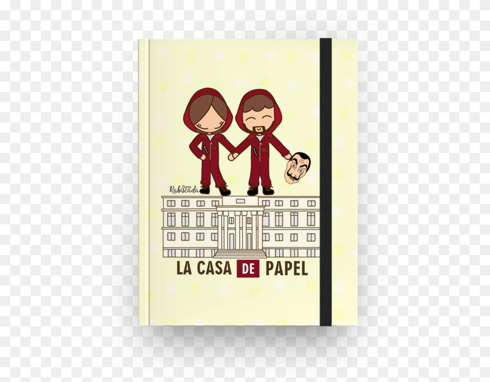 Caderno Caderno La Casa De Papel De Anilustrana, Publication, Book, Comics, Poster Free Png