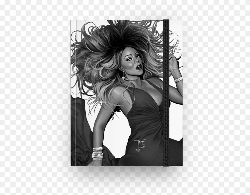 Caderno Mariah Carey Illustration, Book, Comics, Publication, Adult Free Png Download