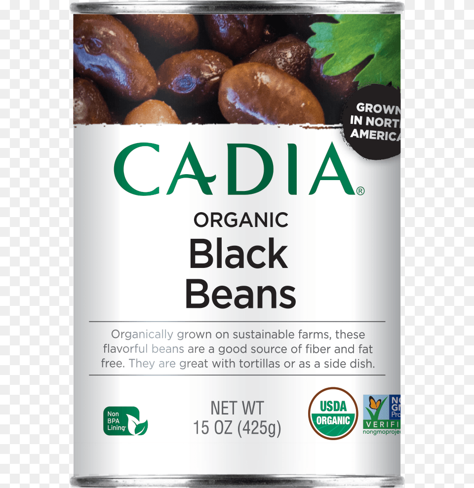 Cadia Organic Low Fat Refried Vegetarian Black Beans, Advertisement, Poster, Bread, Food Png Image