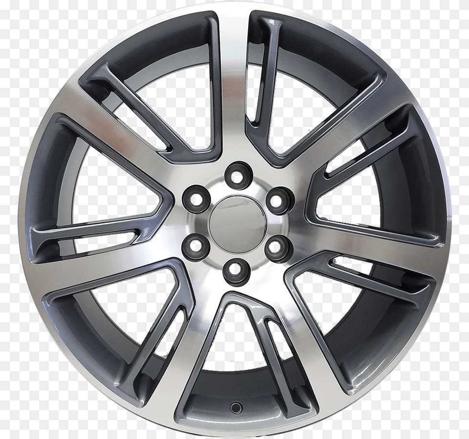 Cadillac Escalade Style Gunmetal With Machined Face 22x9 Cadillac Escalade Style, Alloy Wheel, Car, Car Wheel, Machine Free Transparent Png