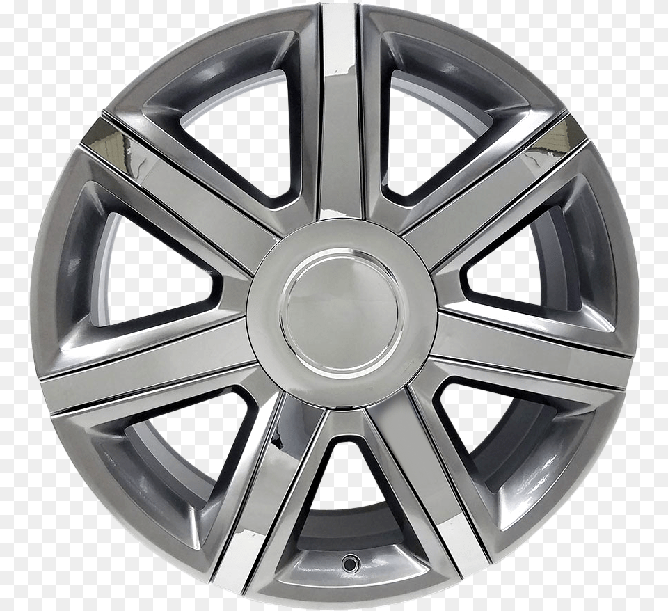 Cadillac Escalade Style Hyper Black With Chrome Inserts 22x9 Cadillac Escalade Style, Alloy Wheel, Vehicle, Transportation, Tire Png Image