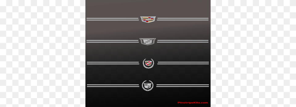 Cadillac Logo Emblem Pinstripe Kit Decal, Symbol Free Transparent Png