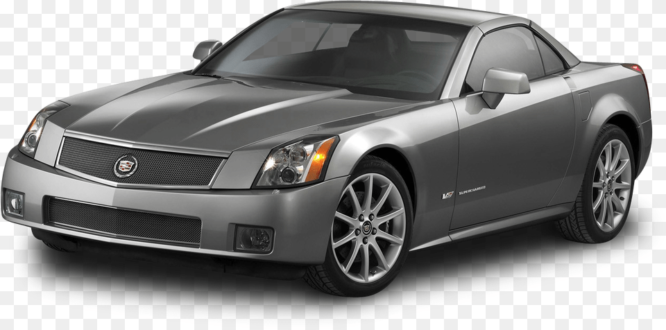 Cadillac Xlr V Grey Car Image 2 Door Cadillac Models, Vehicle, Coupe, Sedan, Transportation Free Png