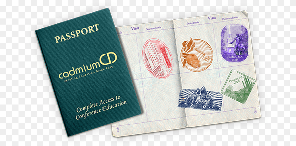 Cadmiumcd S Conference Passport Continuing Education Us Passport, Text, Document, Id Cards, Person Free Transparent Png