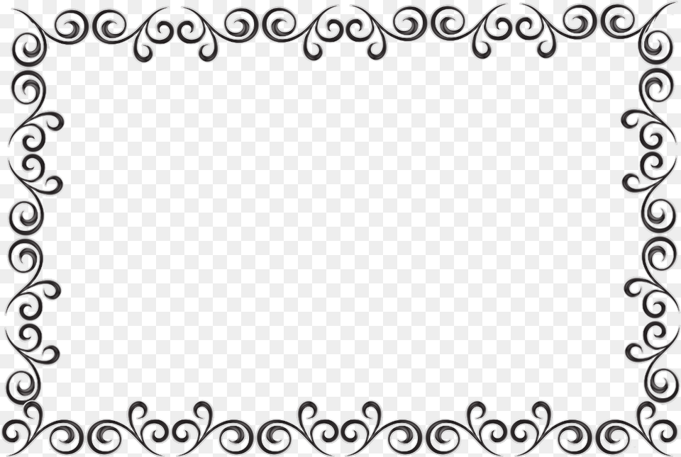 Cadre Autumn Leaves Border Black And White, Gate, Pattern, Accessories, Home Decor Free Transparent Png