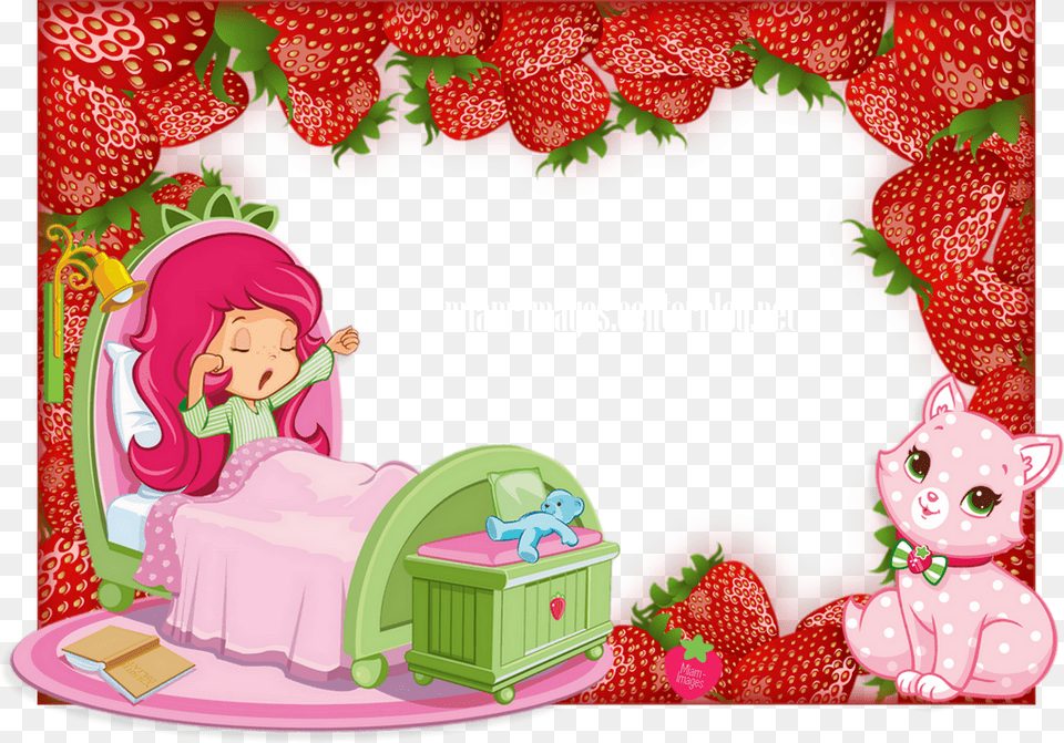 Cadre Charlotte Aux Fraises Cartoon, Baby, Person, Face, Head Png