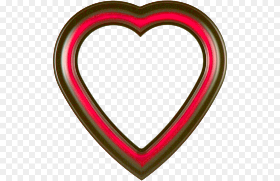 Cadre Coeur Rouge Et Or Tube Heart, Disk Free Png