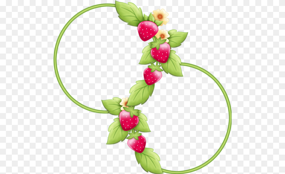 Cadre Fraise Strawberry, Accessories, Bracelet, Jewelry, Flower Free Png