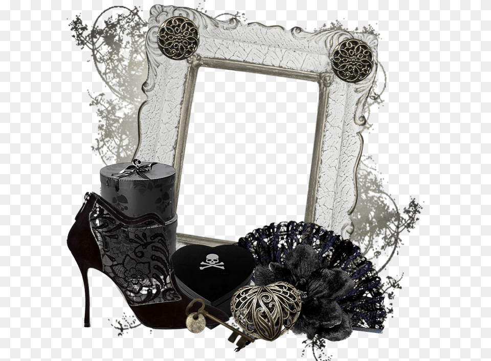 Cadre Gothique Tube Halloween Clusters, Clothing, Footwear, High Heel, Shoe Free Png Download