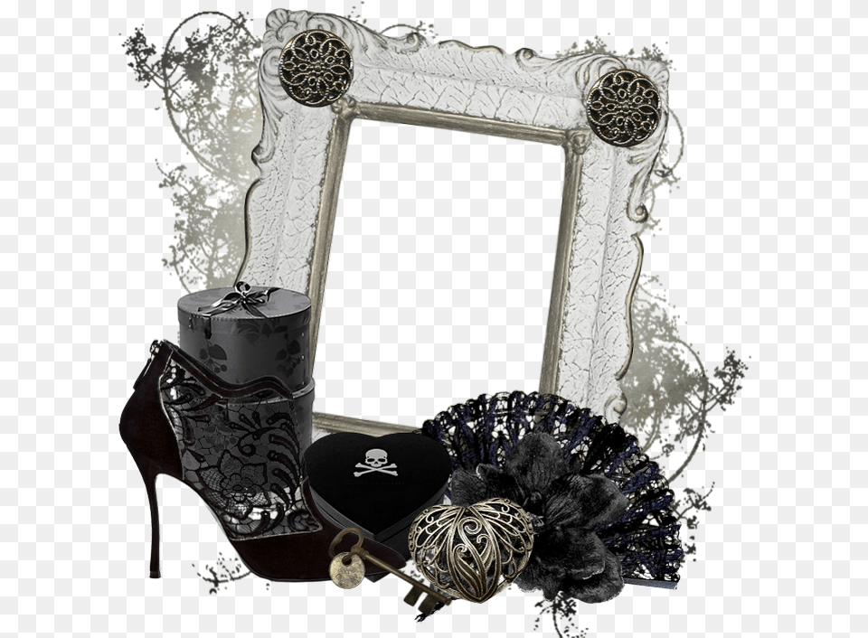 Cadre Gothique Tube Halloween Gothic Frame Halloween Cadre Gothique, Clothing, Footwear, Shoe, High Heel Png Image
