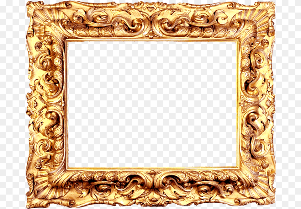 Cadre Photo Vintage Gold Frame Png Image