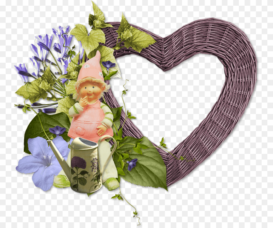 Cadre Photos Coeur Heart, Flower Bouquet, Plant, Flower Arrangement, Flower Free Transparent Png