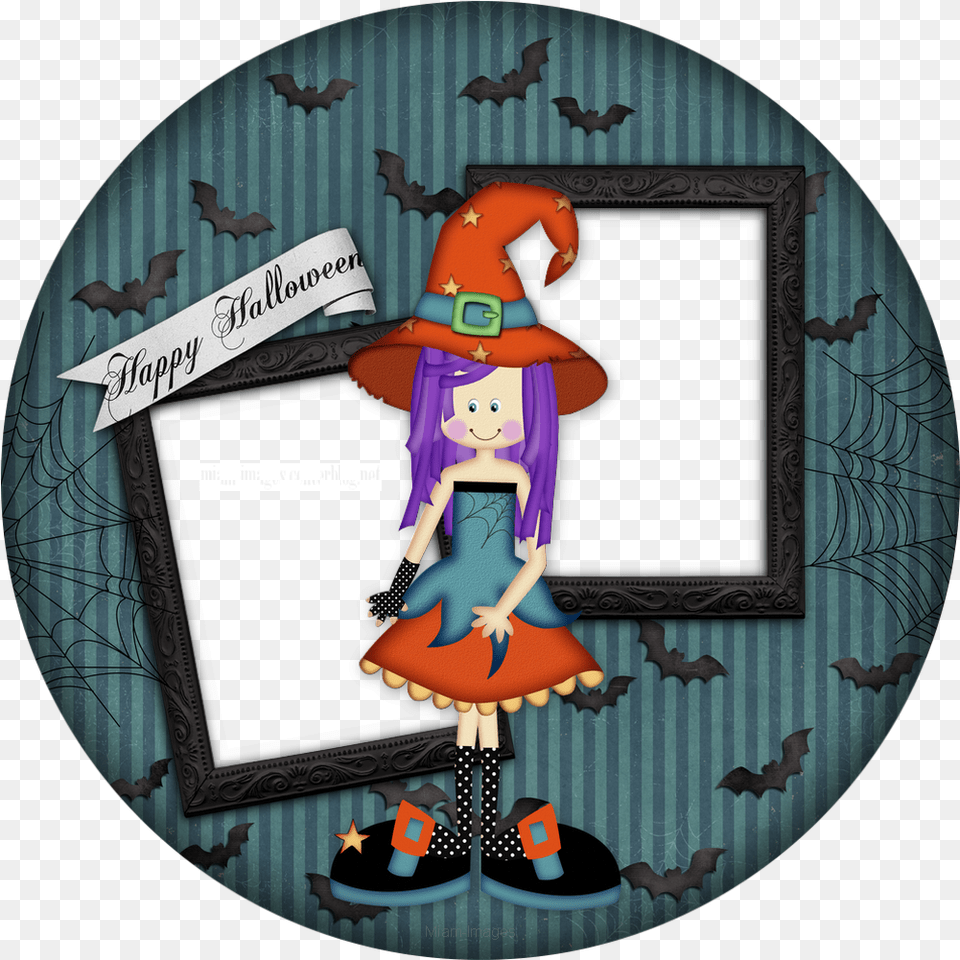 Cadre Photos Halloween Frame Fictional Character, Baby, Person, Face, Head Free Transparent Png