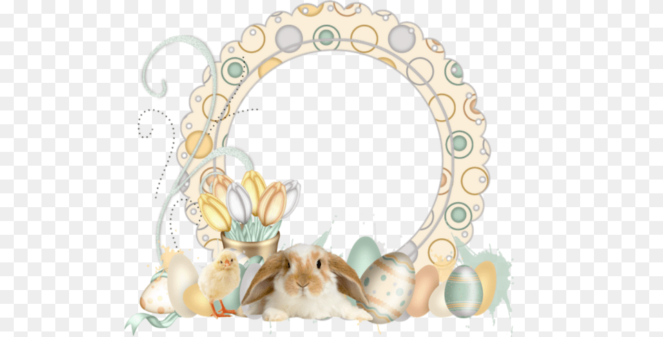 Cadre Pques Cluster Picture Frame, Animal, Bird, Mammal, Rat Free Png Download