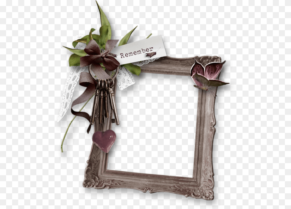 Cadre Romantique Cluster Romantic Frame Love Moldura De Foto 1 Ano De Namoro, Flower, Flower Arrangement, Plant, Animal Png