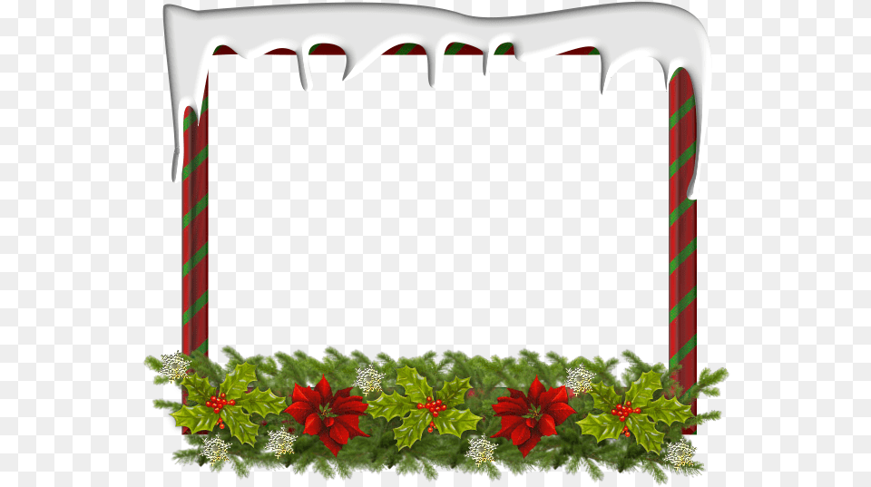 Cadres White Christmas Frame, Art, Floral Design, Graphics, Pattern Png