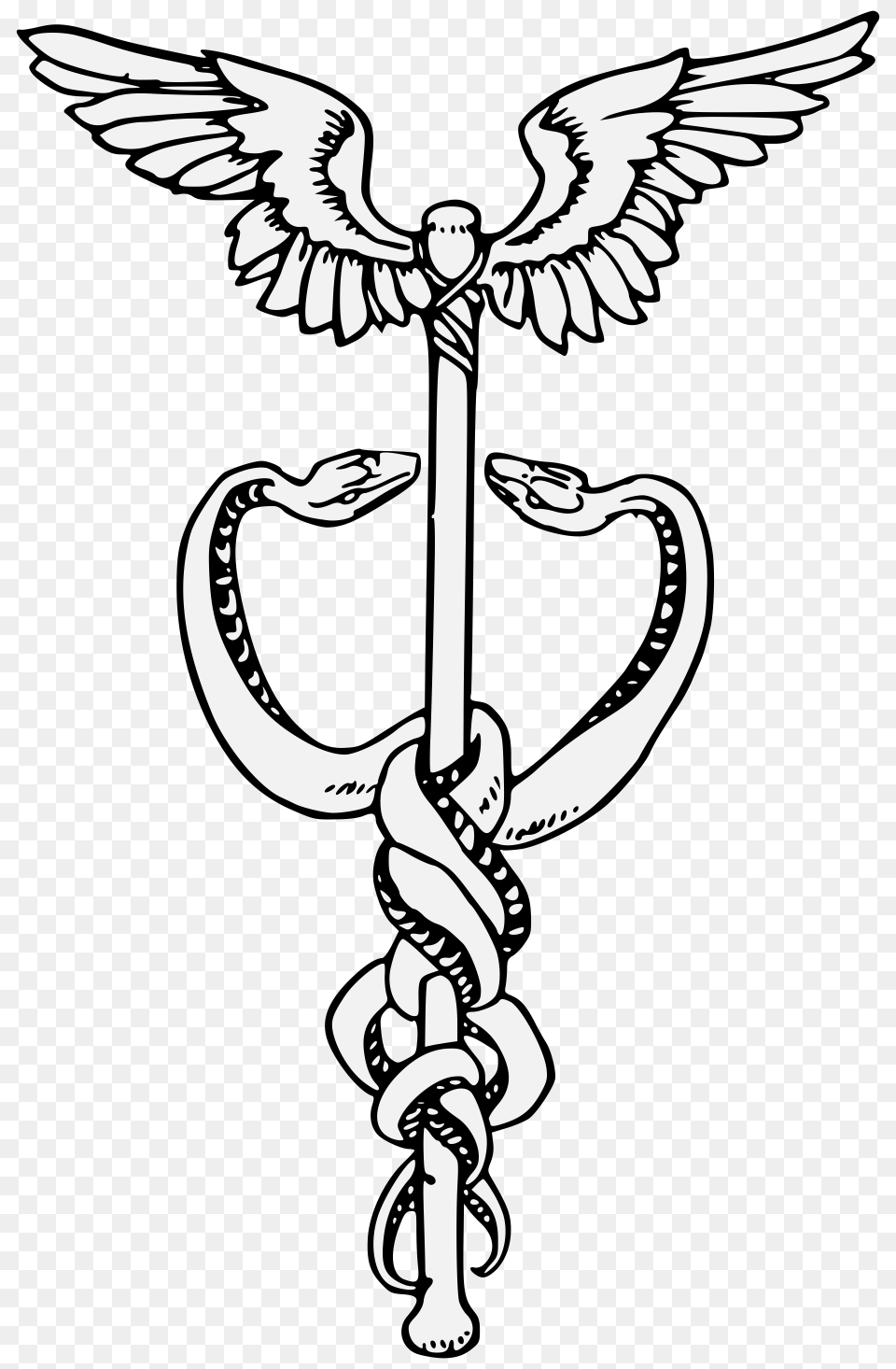 Caduceus, Emblem, Symbol, Stencil, Electronics Free Png