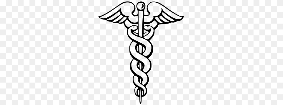 Caduceus, Gray Free Png Download