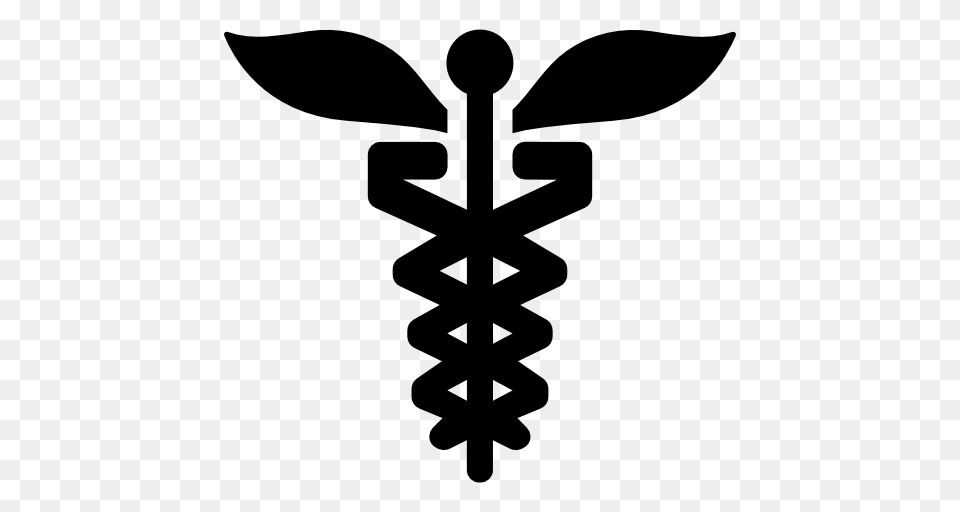 Caduceus, Stencil, Emblem, Symbol, Cross Free Png