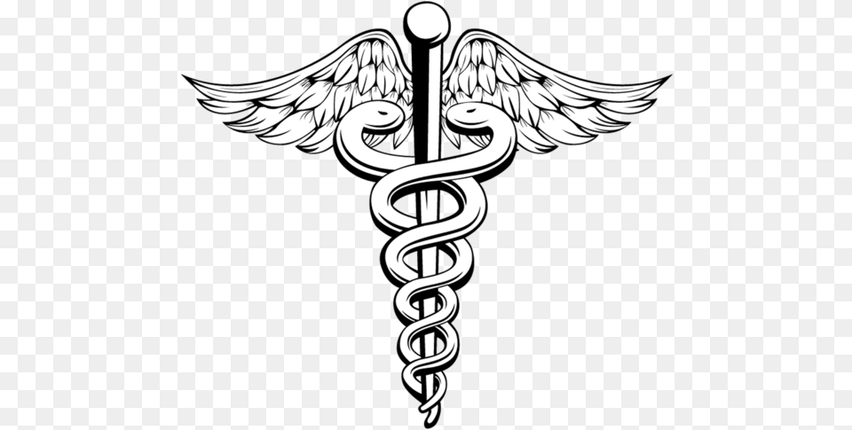 Caduceus Clipart, Emblem, Symbol, Angel Png