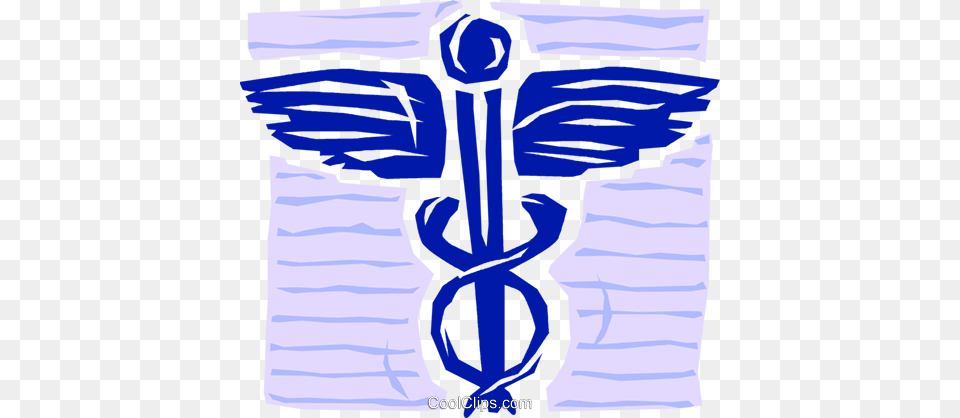 Caduceus Medical Symbol Royalty Vector Clip Art Illustration, Cross, Electronics, Hardware, Emblem Free Transparent Png