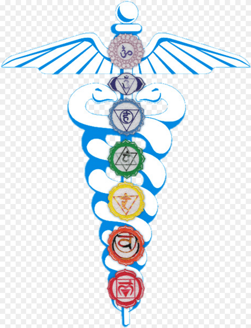 Caduceus Spiral, Emblem, Symbol Free Png Download