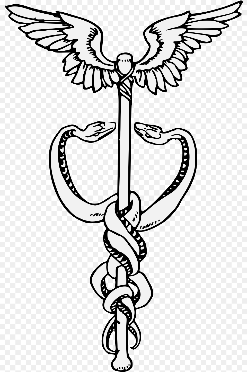Caduceus Tattoo, Emblem, Symbol, Stencil, Animal Png