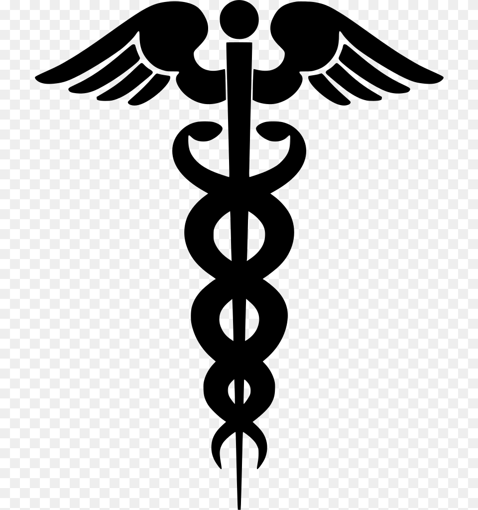 Caduceus Vector, Gray Free Png