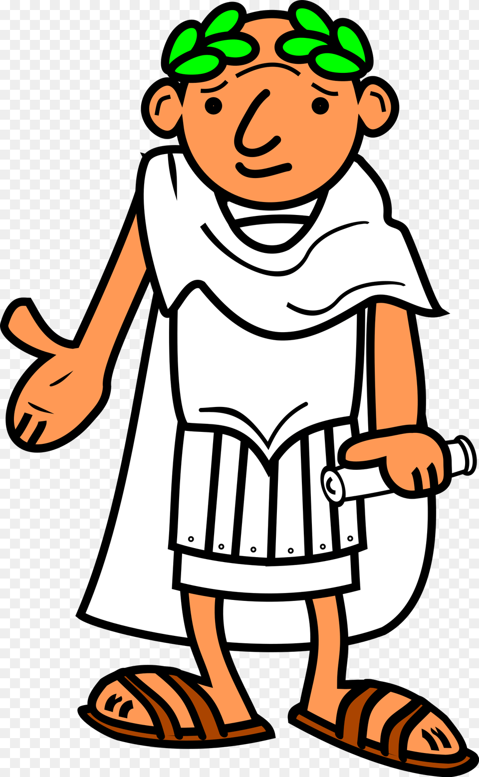 Caesar Emperor History Man Person Roman Sandals Romans Clipart, Baby, Face, Head, Clothing Png Image
