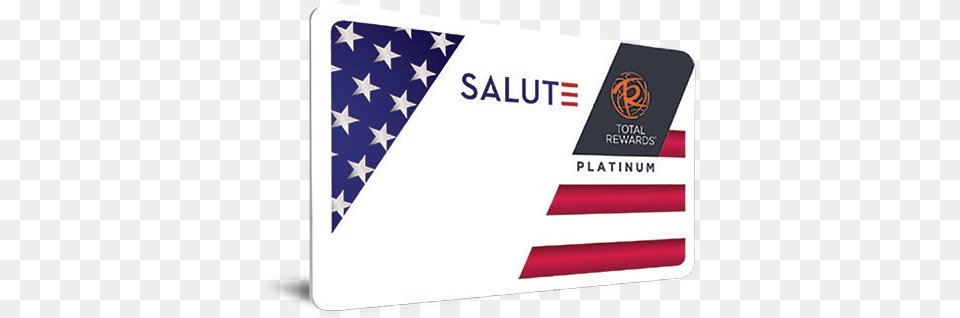 Caesars Entertainment Thanks Our Armed Forces Total Rewards Salute Card, Text Free Transparent Png