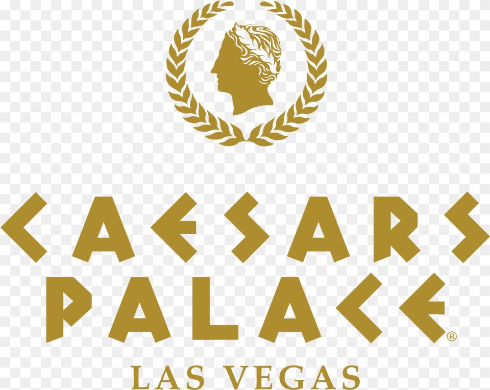 Caesars Palace Hotel Logo, Adult, Male, Man, Person Png Image