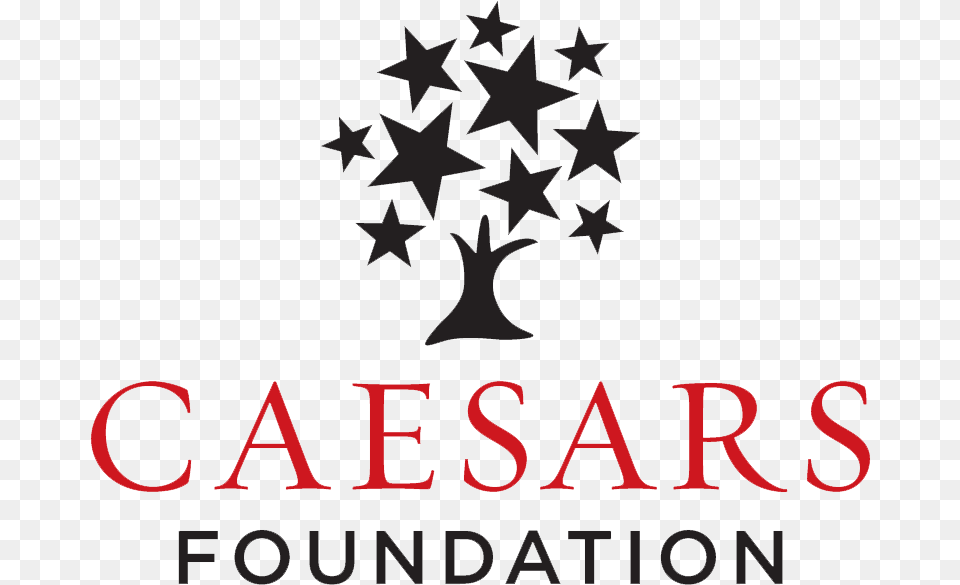 Caesarsfoundationlogo Caesars Entertainment Logo, Symbol, Star Symbol Png Image
