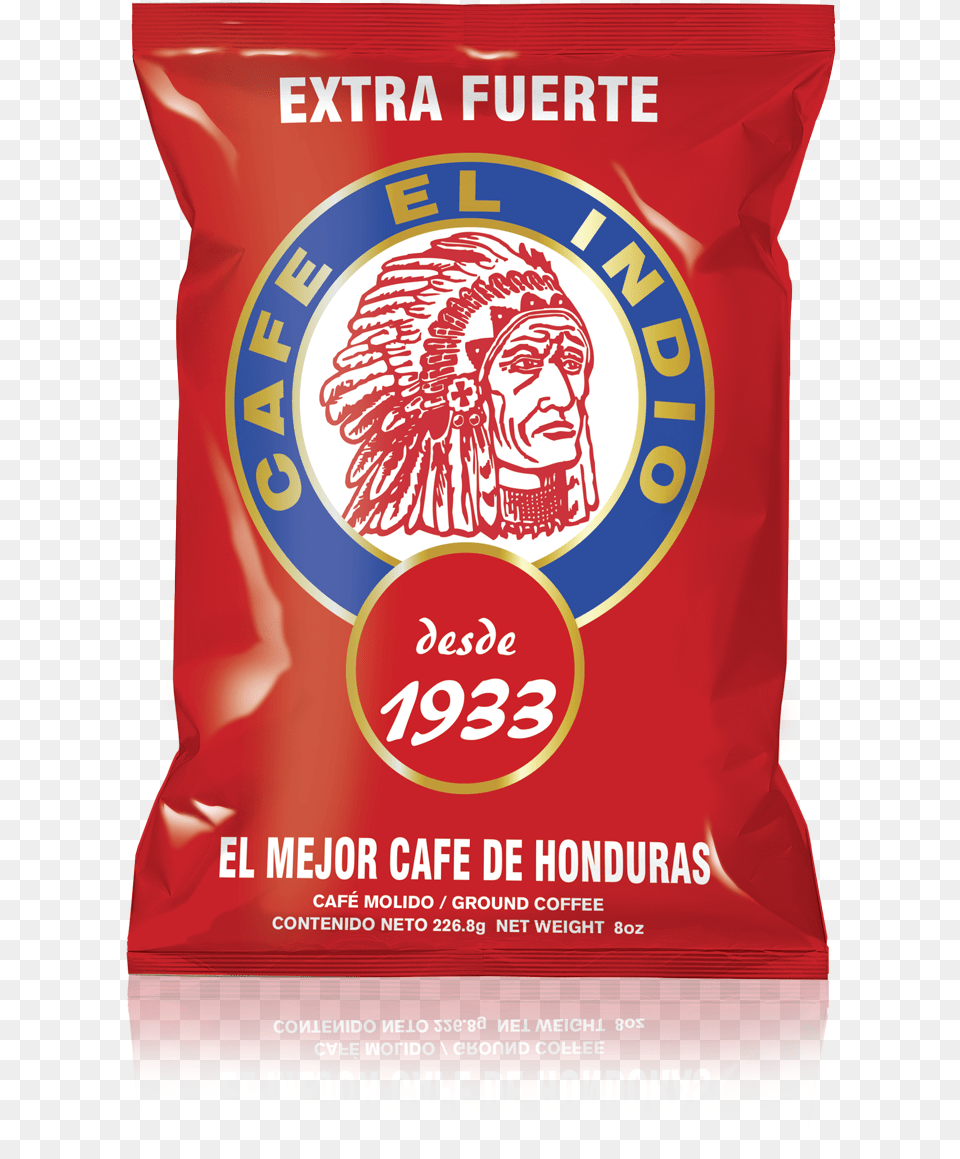 Caf El Indio Cafe El Indio Honduras, Powder, Advertisement, Face, Head Png