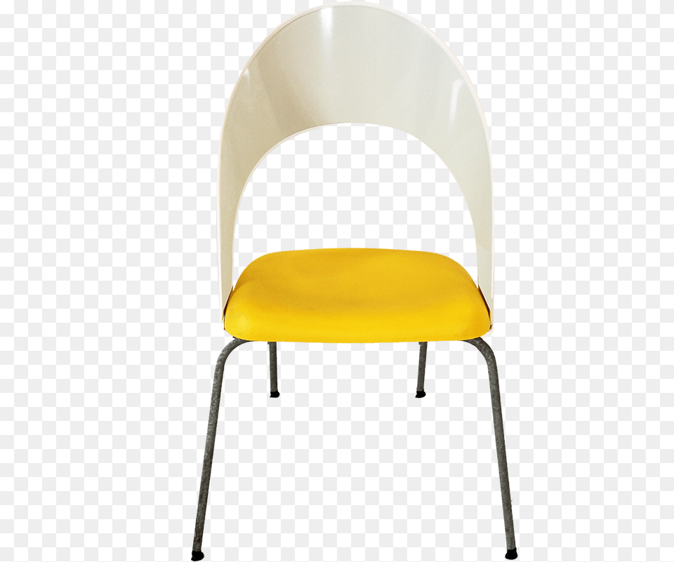 Cafe Chair Yellow Front Chair, Furniture, Armchair Free Png Download