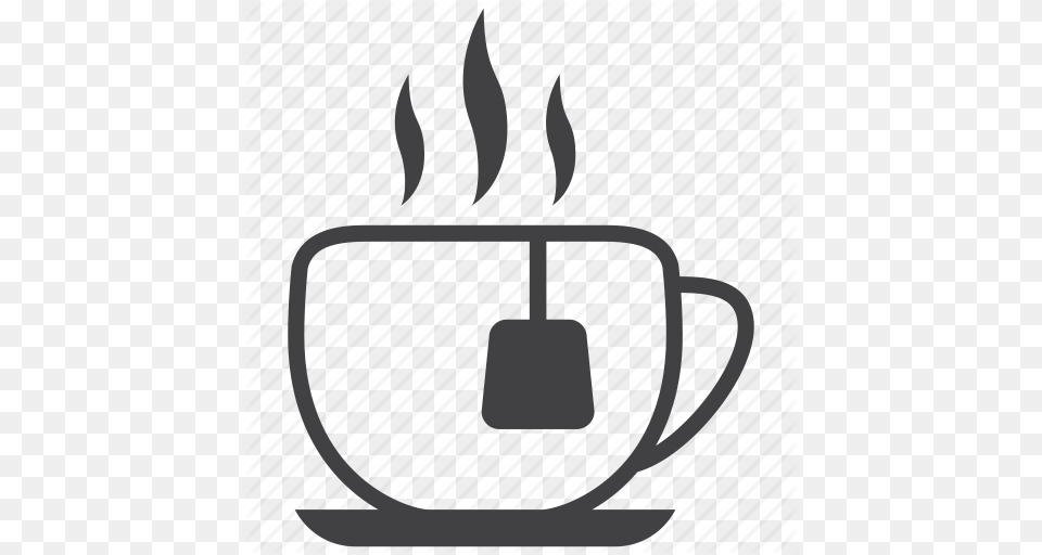 Cafe Coffee Cup Drink Hot Smoke Tea Icon, Bag, Accessories, Handbag, Candle Png Image