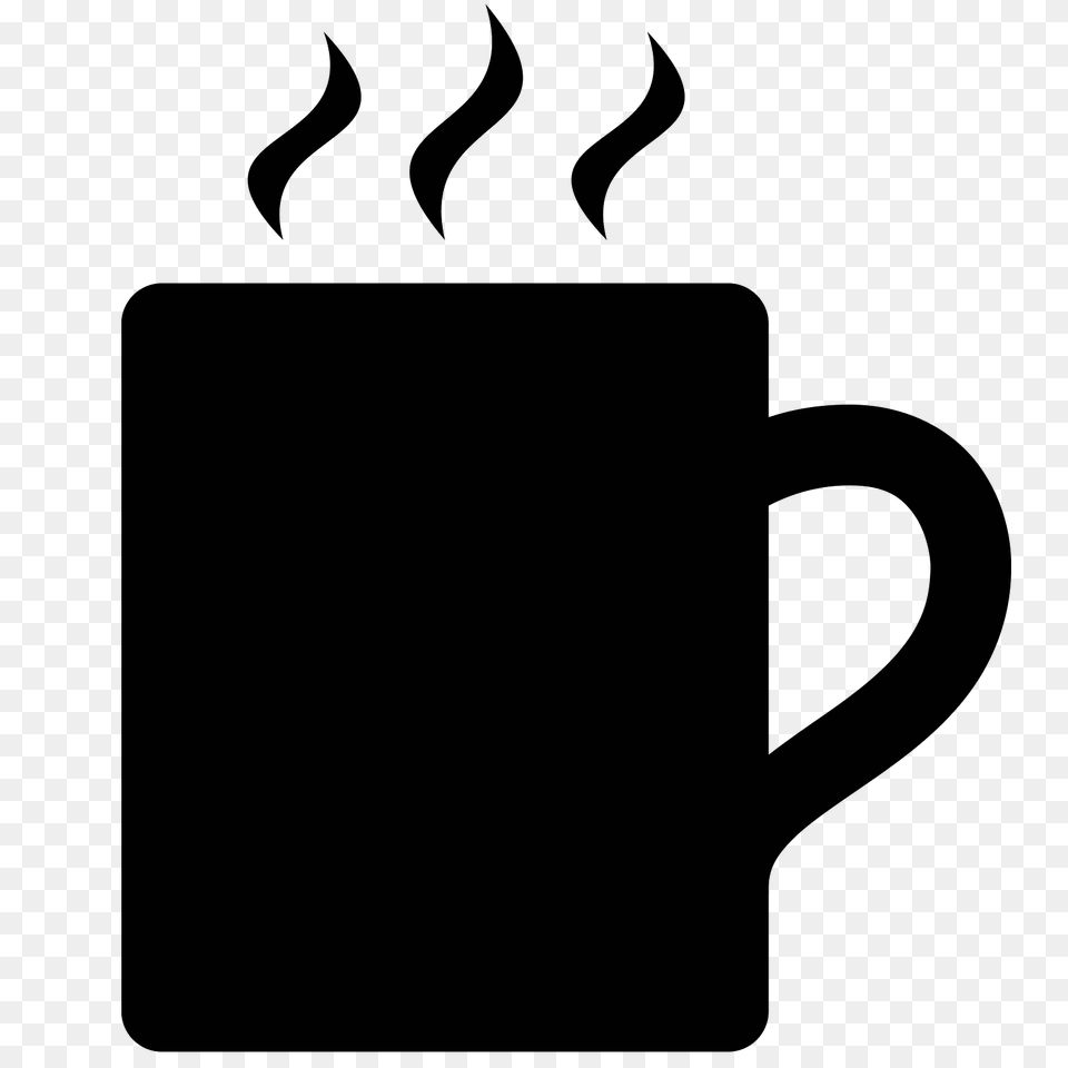 Cafe Icon, Gray Png