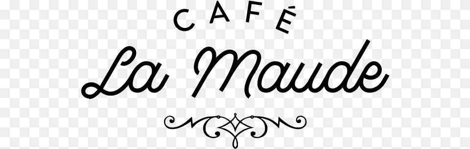 Cafe La Maude La Mood Cafe Logo, Gray Png Image