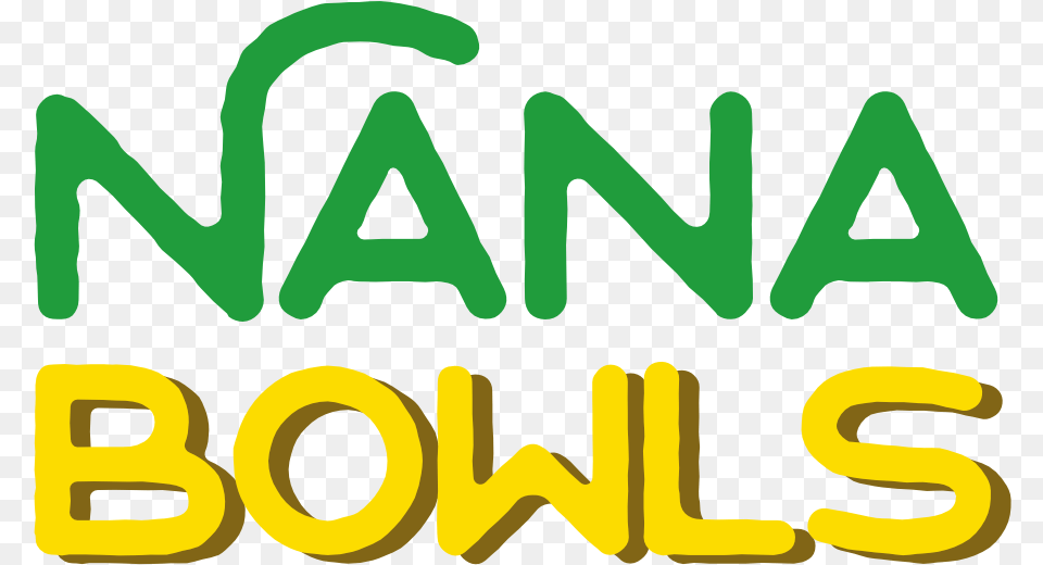 Cafe Logo Design For Nana Bowls Horizontal, Light, Neon Free Transparent Png