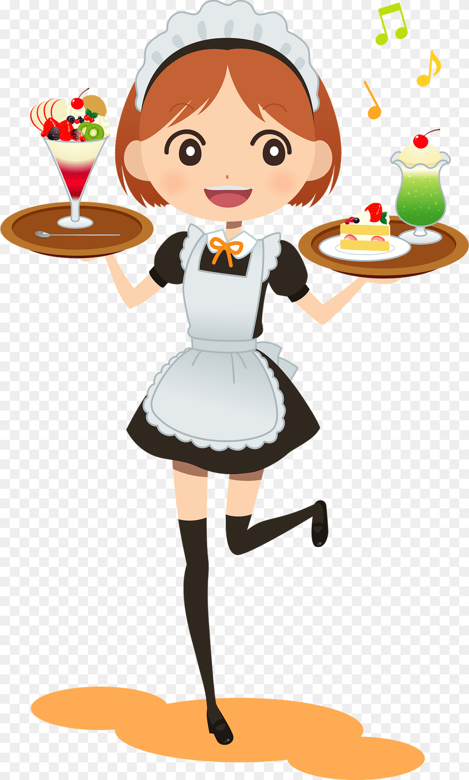 Cafe Waitress Clipart, Baby, Person, Head, Face Png Image