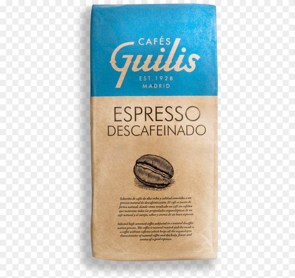 Cafes Guilis Espresso Descafeinado, Book, Publication, Food, Nut Free Png Download