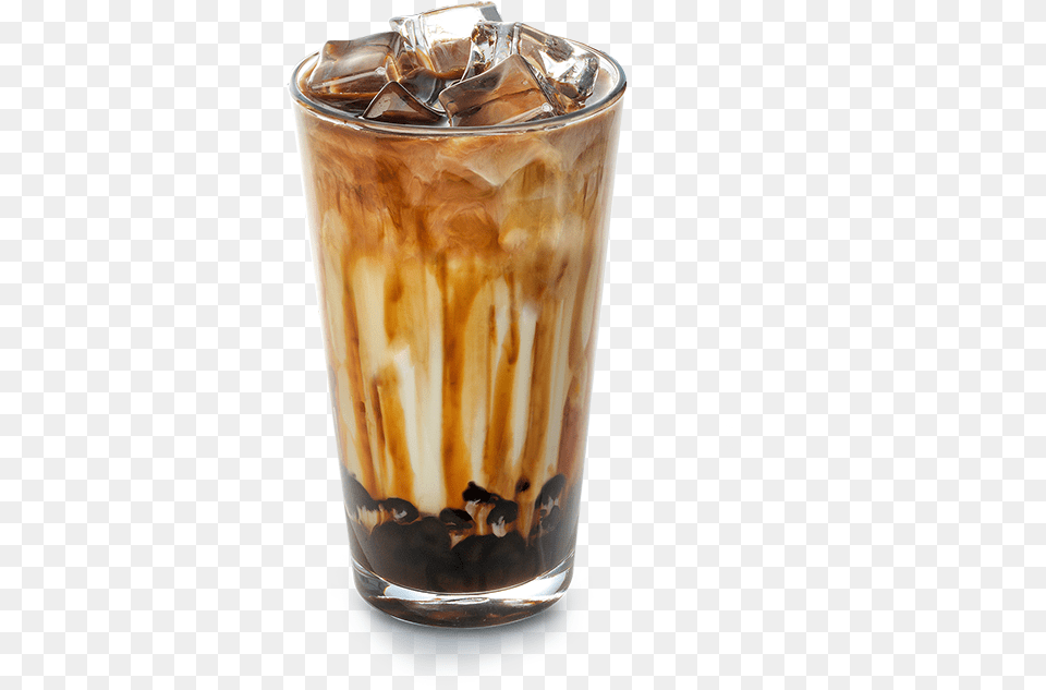 Caffe Bene Iced Coffee Brown Sugar, Cup, Beverage, Milk, Juice Png Image