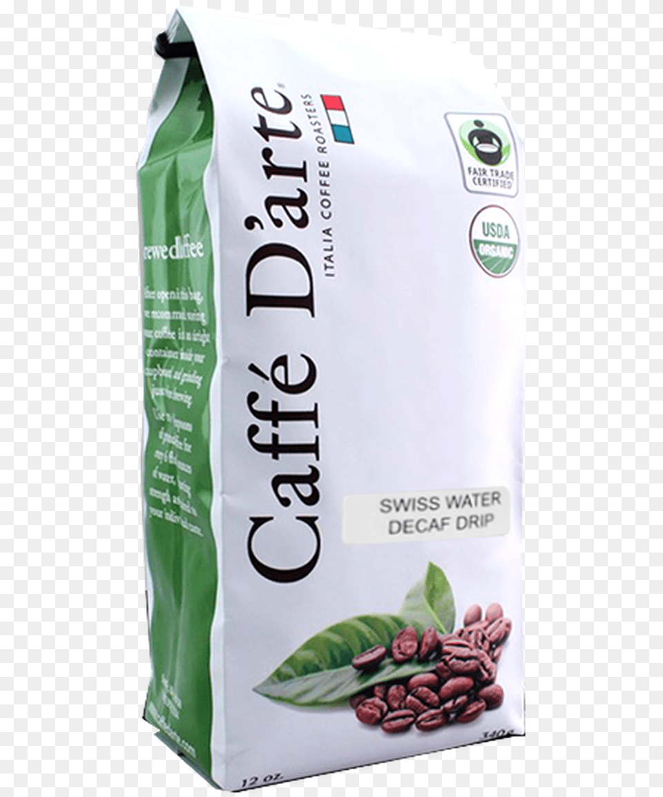 Caffe Du0027arte Decaf Swiss Water Drip Coffee 340g Azuki Bean, Food, Plant, Produce, Vegetable Png Image